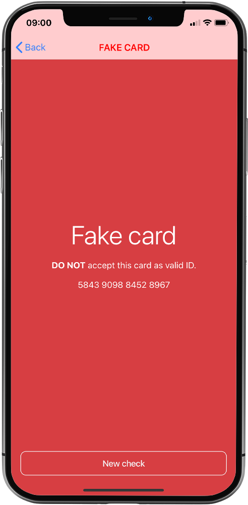 PASS Card Verify mobile app - screenshot 7